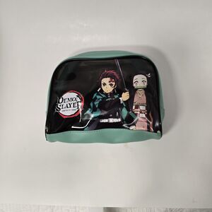 Demon Slayer: Kimetsu No Yaiba Tanjiro & Nezuko Makeup Bag Clean Amine Hot Topic